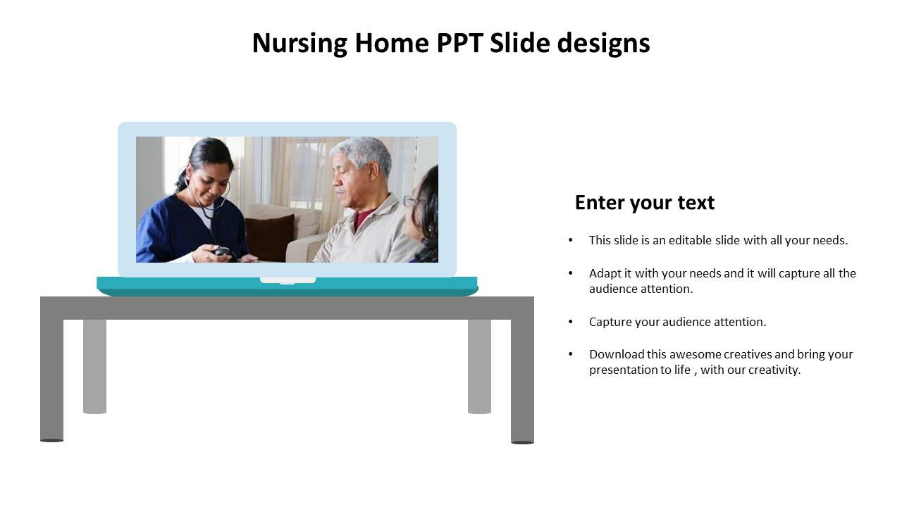 Nursing Home PPT Slide designs